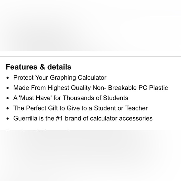 Guerrilla Silicone Case for Texas Instruments TI-84 Plus Graphing Calculator New - Picture 7 of 9